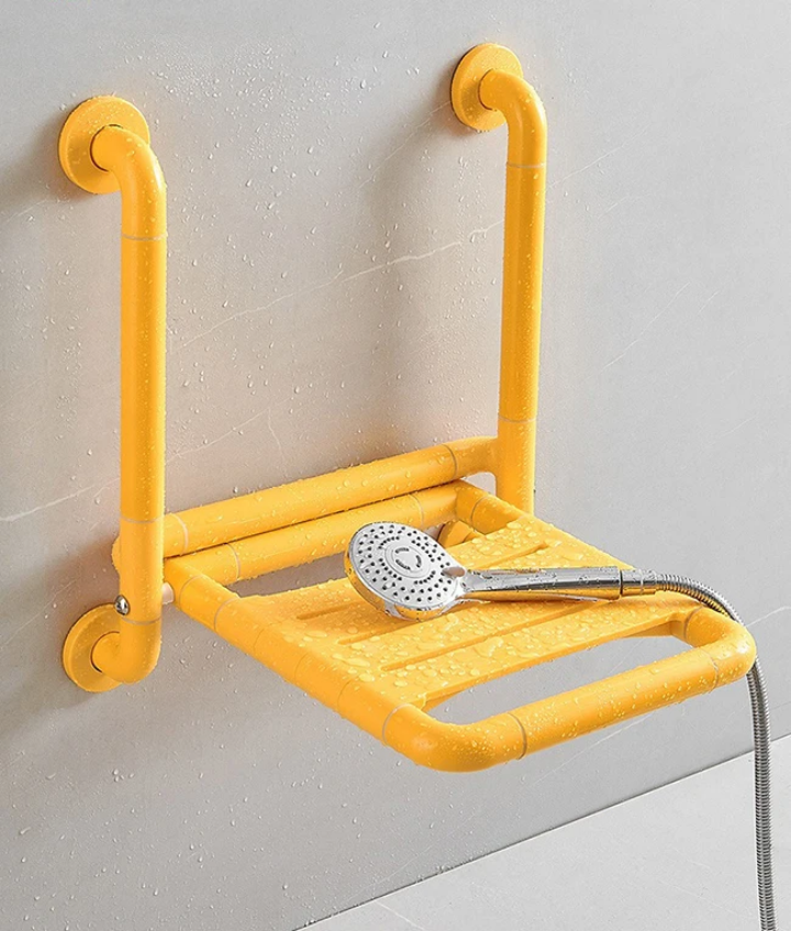 Wall Mounted Shower Chair with anti-slip surface in Nigeria by Scantrik