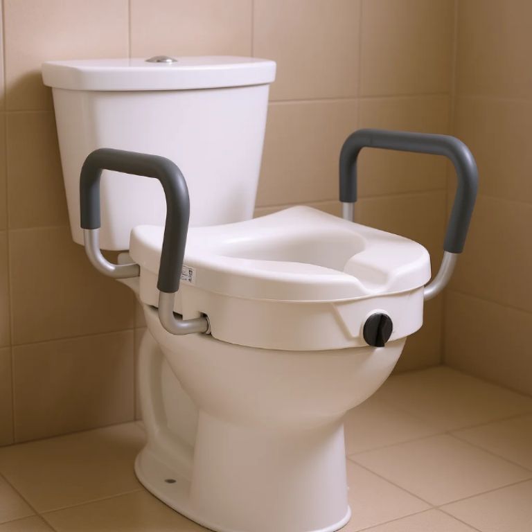 Toilet Raiser Seat Cushion Walker Frame (with Seat) dealer Port Harcourt Nigeria by Scantrik