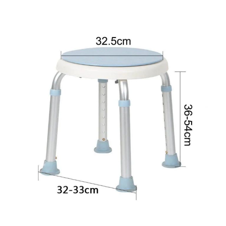 Rotatable Shower Chair without back rest in Lagos Nigeria by Scantrik