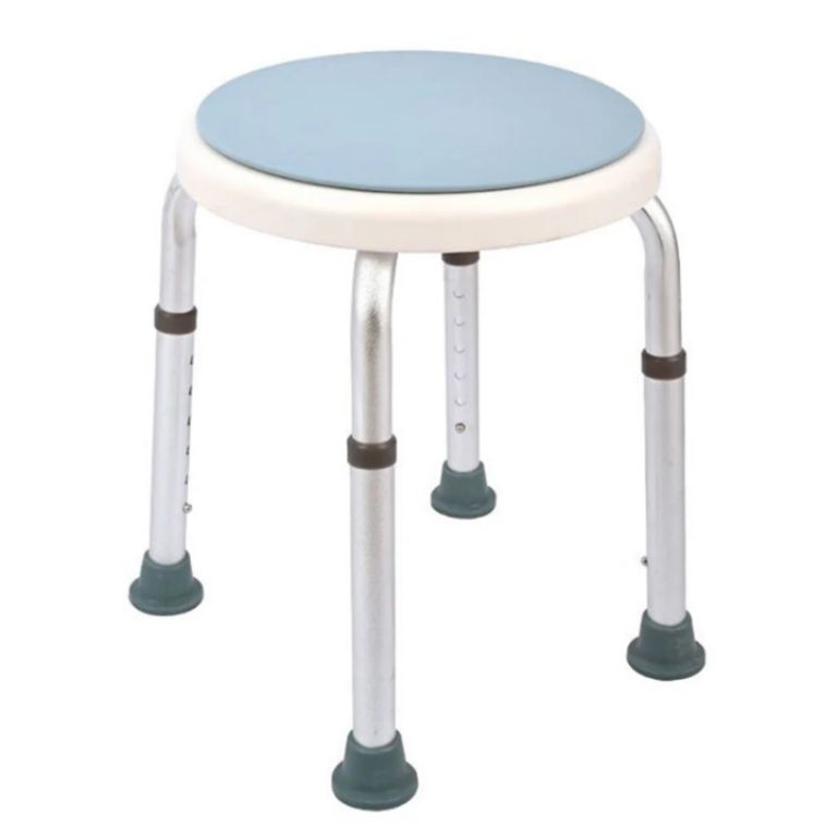 Rotatable Shower Chair without back rest durable for hospitals in Nigeria by Scantrik