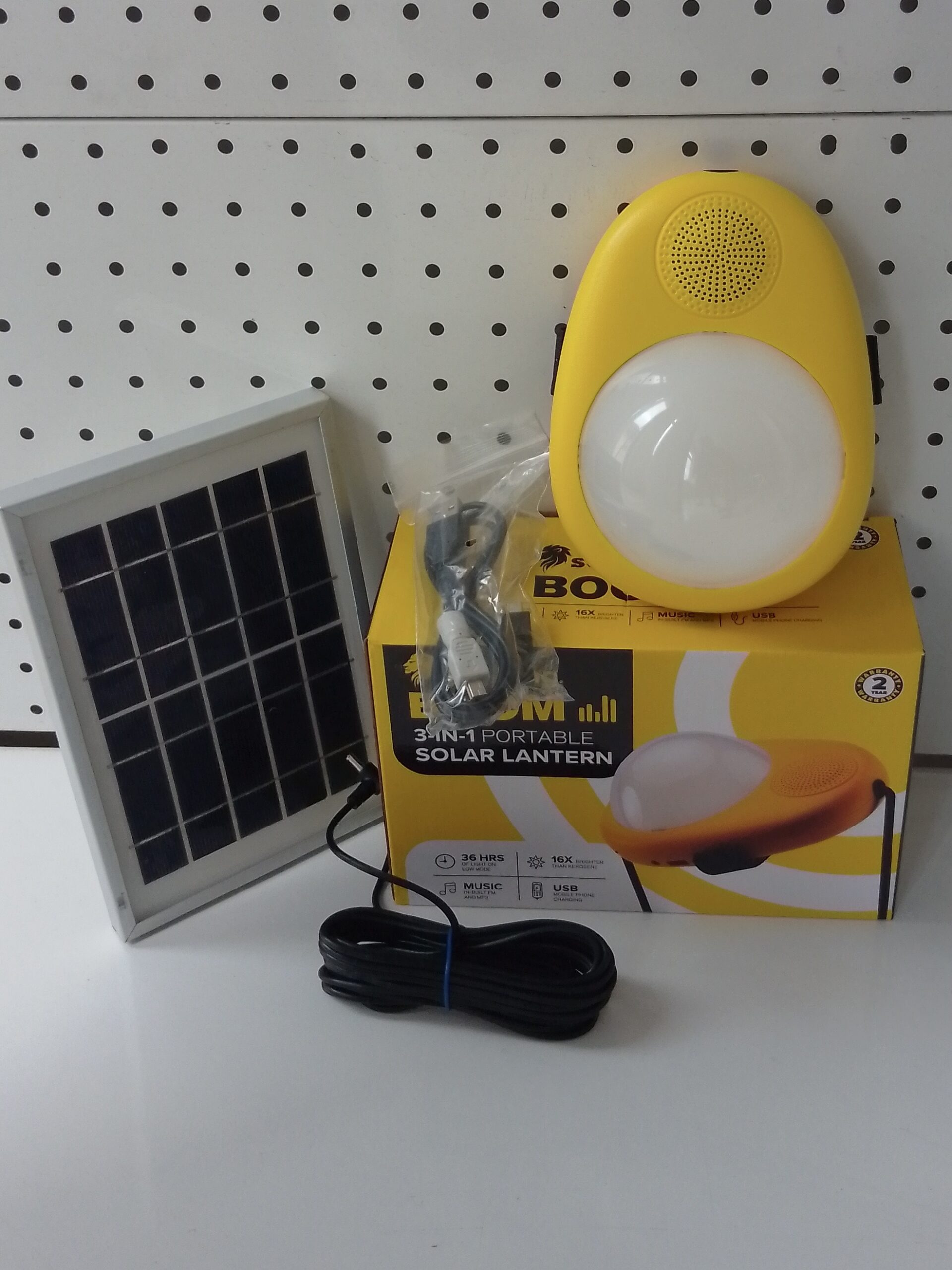 Sun King Boom Solar Lantern Supplier in Abuja, Nigeria by lumett