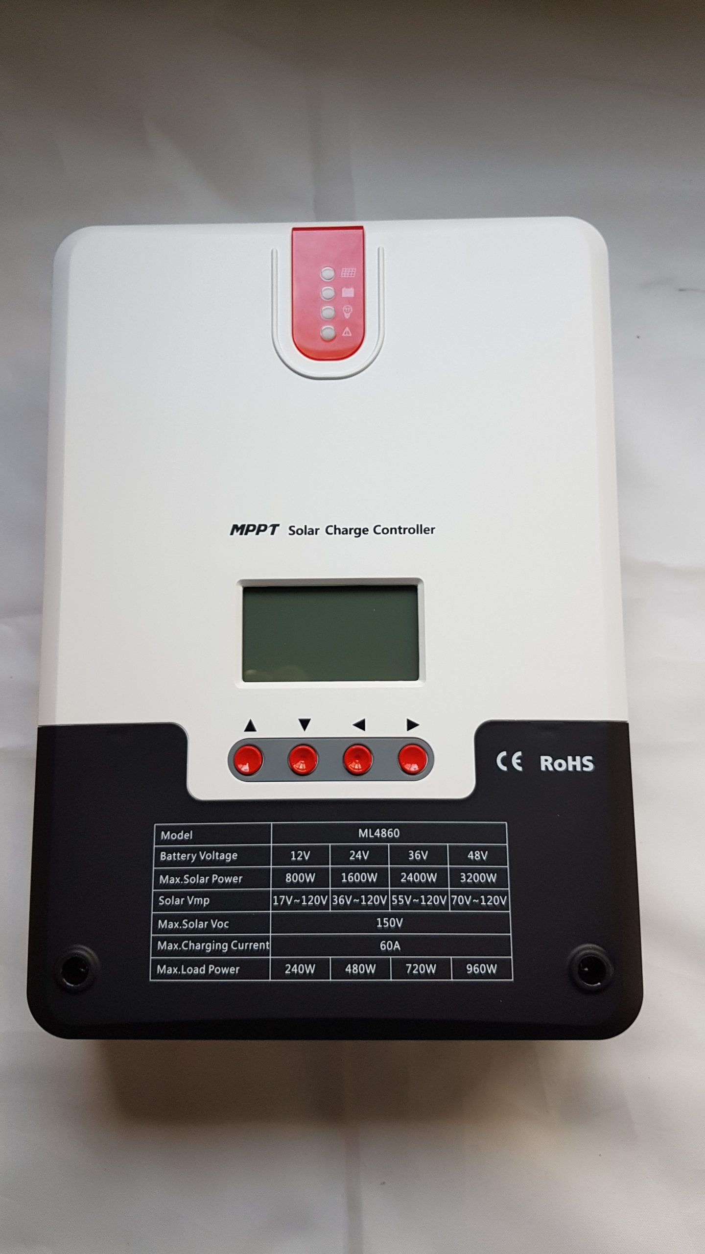 Best SRNE ML4860N15 MPPT Solar Charge Controller 60A Supplier in Nigeria by Lumett