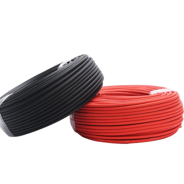 Galaxy Solar PV DC Cable 2Core x 6mm 100Metre Roll Black by Lumett