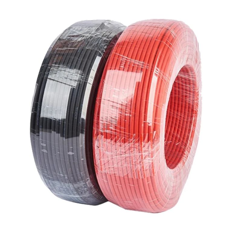 Galaxy Solar PV DC Cable 2Core x 6mm 100Metre Roll Black by Lumett
