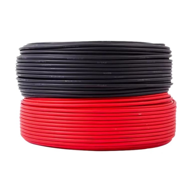Galaxy Solar PV DC Cable 2Core x 6mm 100Metre Roll Black by Lumett
