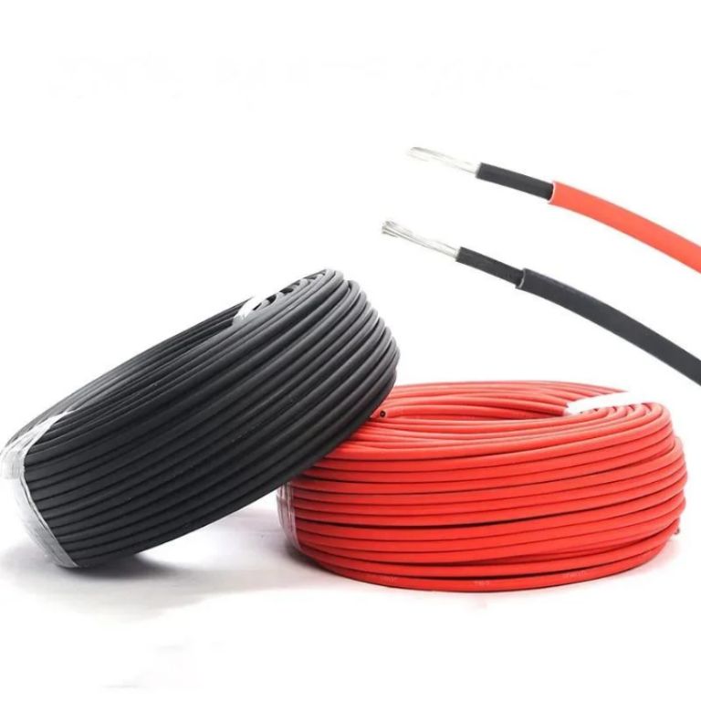 Galaxy Solar PV DC Cable 2Core x 6mm 100Metre Roll Black by Lumett