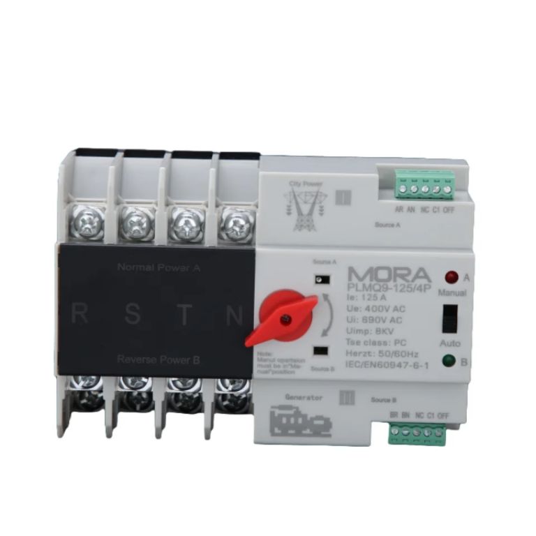 Geya 100A Automatic Transfer Changeover Switch W2R-4P Single Phase/3Phase by Lumett