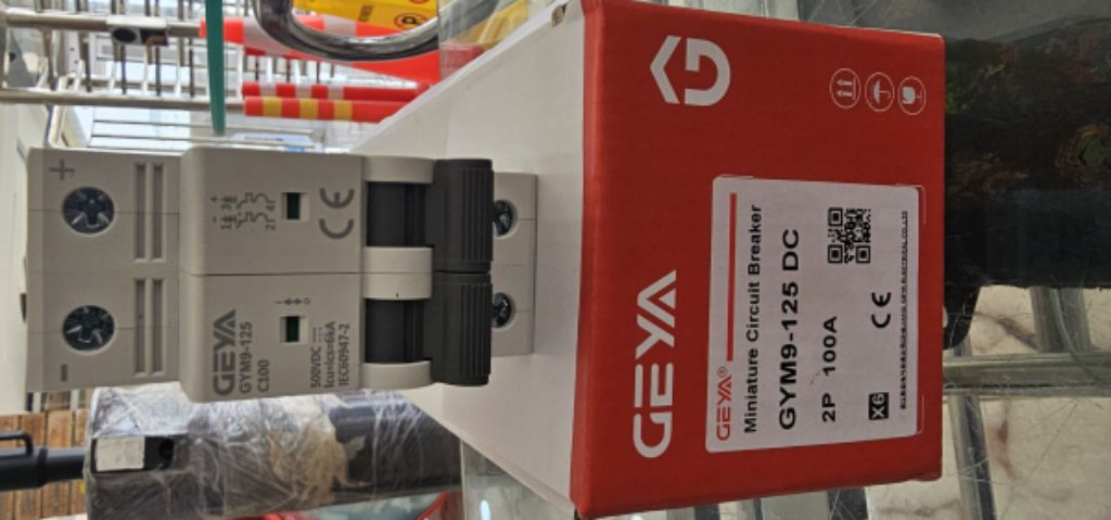 Geya 100A Miniature DC Circuit Breaker GYM9-125DC-100 by Lumett