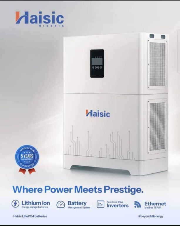 Haisic 1.5kVA Hybrid Inverter + 4kWh Lithium Battery All-In-One Solar Generator – (Solar Panel not Inclusive) by Lumett