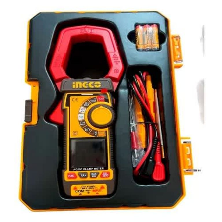 INGCO 1000A DC/AC Digital Clamp Meter by Lumett