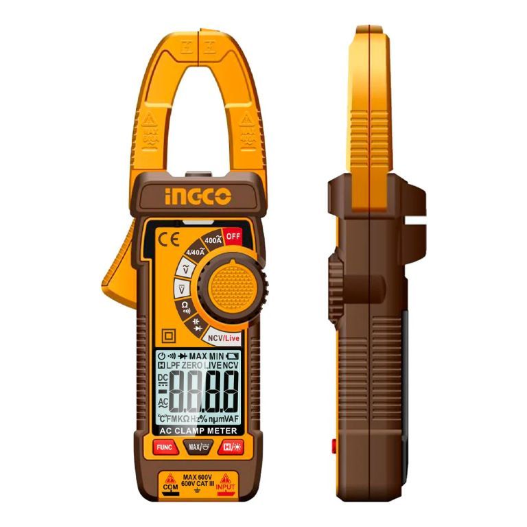 INGCO 400A DC/AC Digital Clamp Meter by Lumett