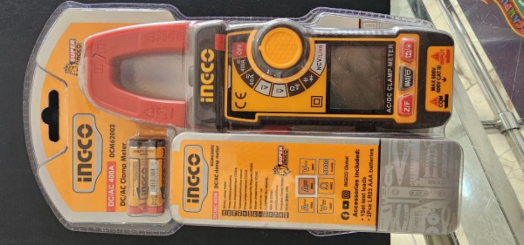 INGCO 400A DC/AC Digital Clamp Meter by Lumett