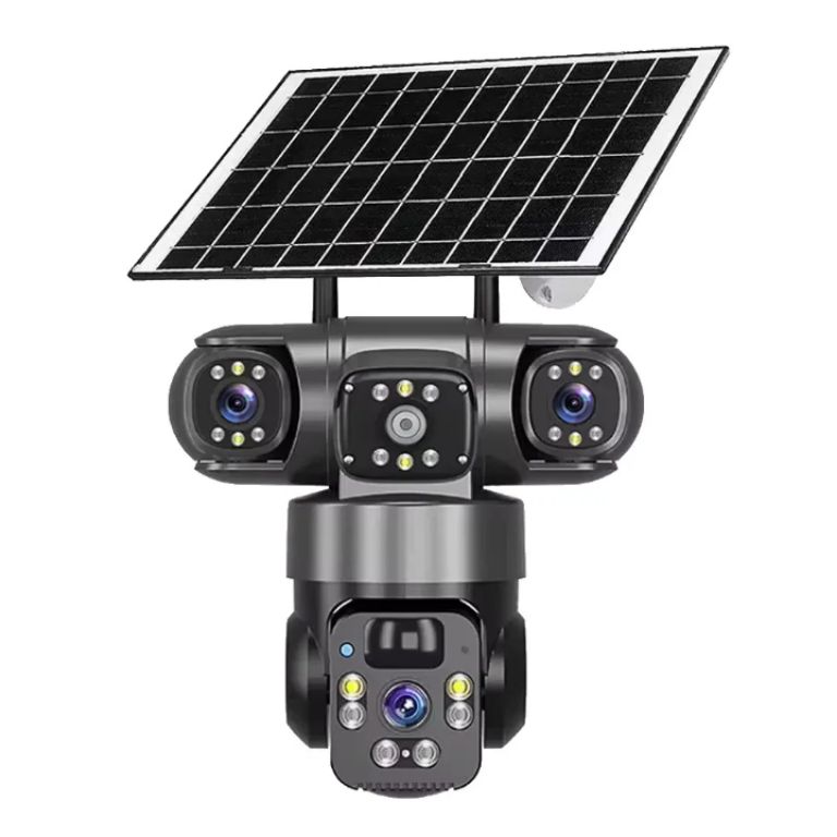 2 Lens BP9-L V380 Max 4G Solar Camera (Black) by Lumett