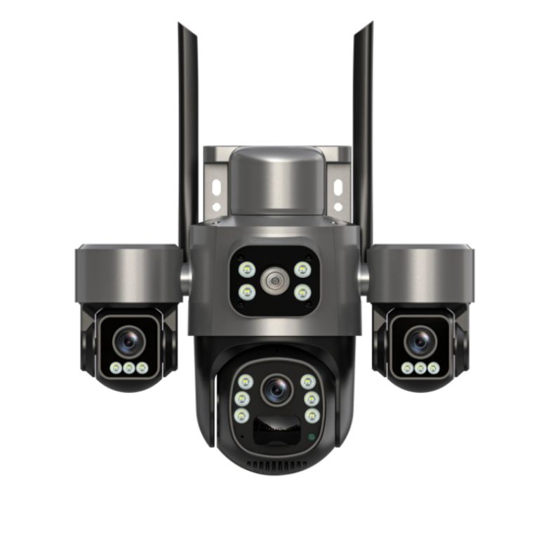 2 Lens BP9-L V380 Max 4G Solar Camera (Black) with Remote Live View by Lumett