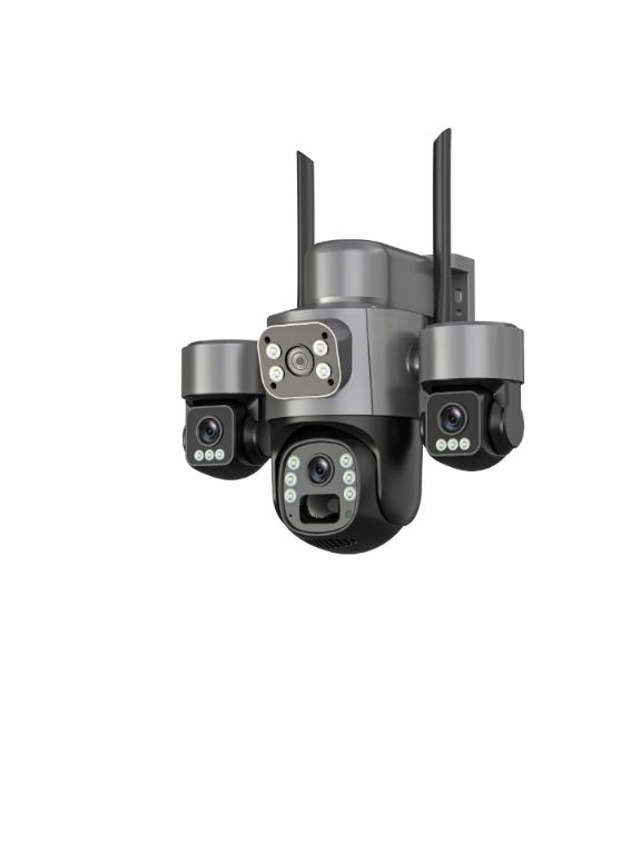2 Lens BP9-L V380 Max 4G Solar Camera (Black) with Remote Live View by Lumett