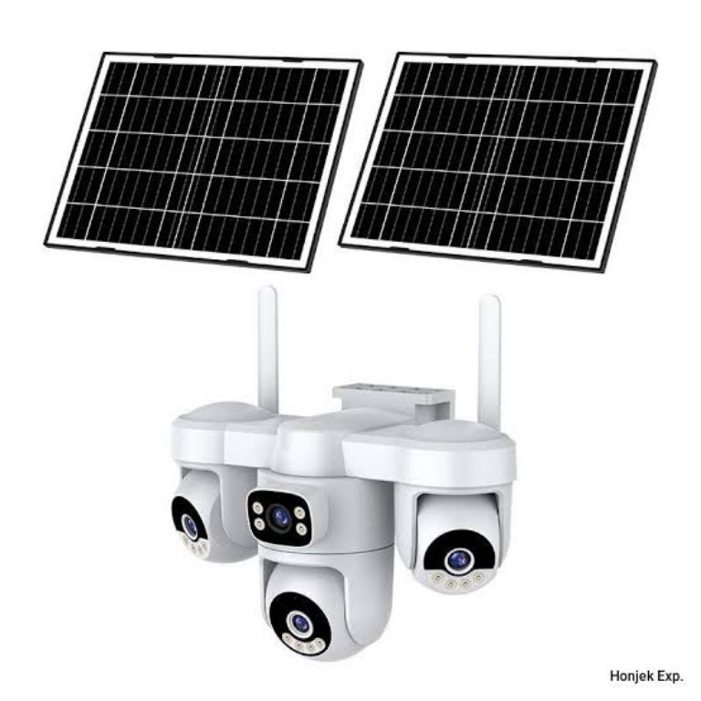 4 Lens V380 Max 4G Solar Camera (BP 19) with Remote Live View by Lumett
