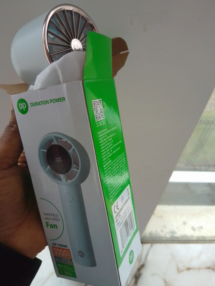 DP Hand-Held High Speed Fan – DP-7644A By Lumett