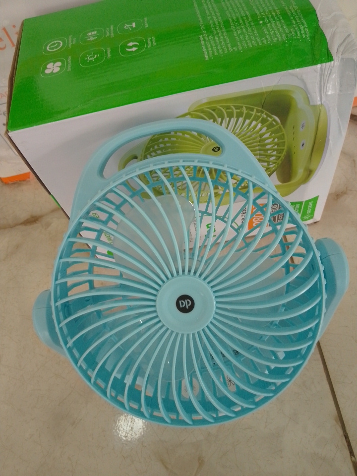 DP Desktop Portable Rechargeable Fan – DP-7620 By Lumett