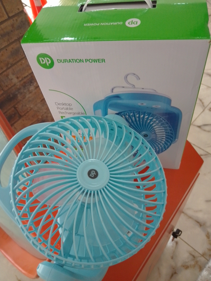 DP Desktop Portable Rechargeable Fan – DP-7620 By Lumett