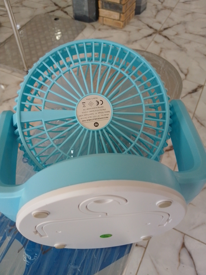DP Desktop Portable Rechargeable Fan – DP-7620 By Lumett