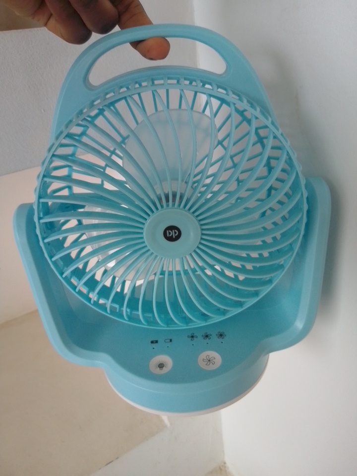 DP Desktop Portable Rechargeable Fan – DP-7620 By Lumett