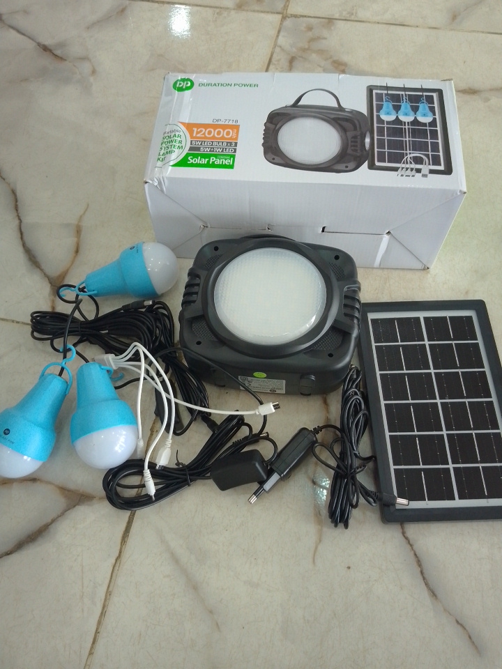 DP Portable Solar System Lamp Kit – DP-7718 By Lumett