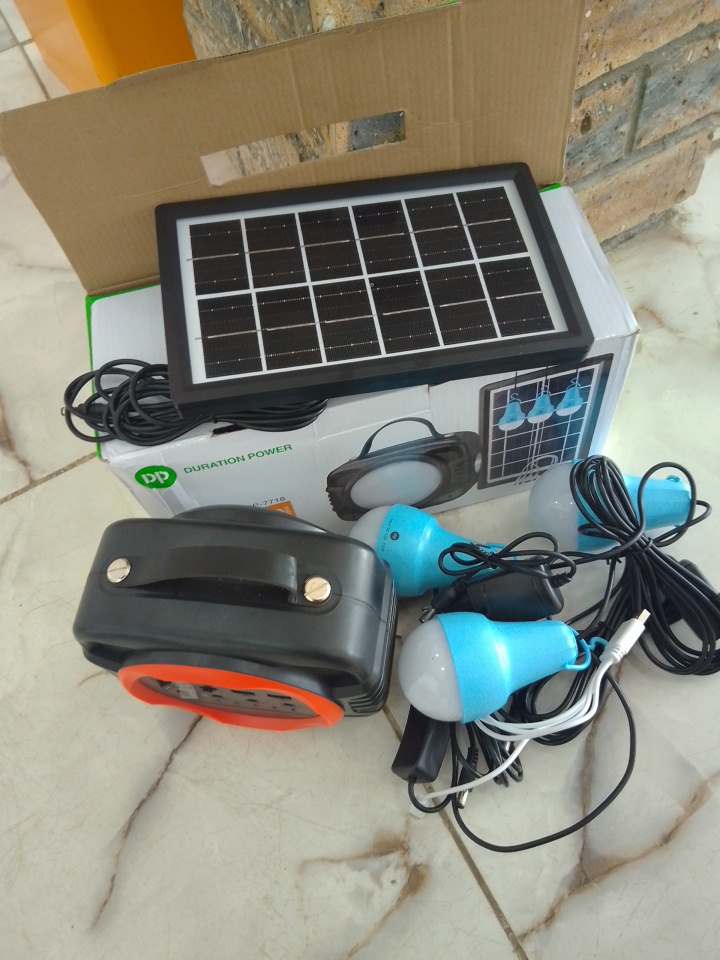 DP Portable Solar System Lamp Kit – DP-7718 By Lumett