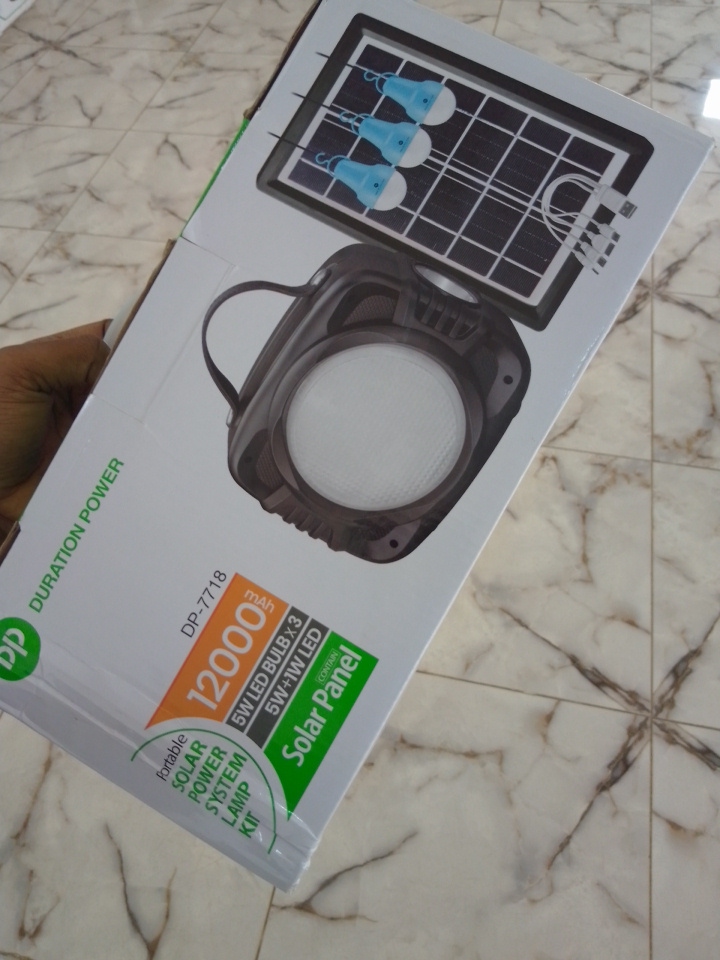 DP Portable Solar System Lamp Kit – DP-7718 By Lumett