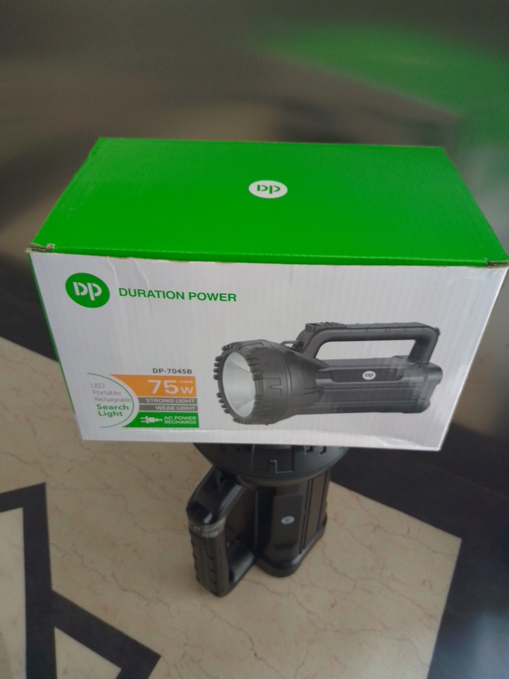 DP LED Portable Rechargeable Search Light – DP-7045B By Lumett