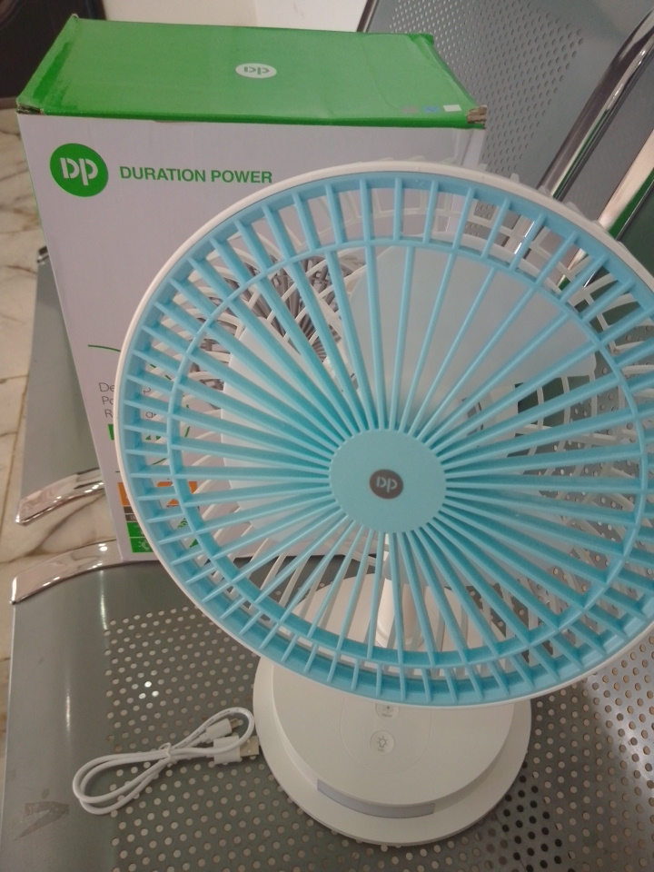 DP Desktop Portable Rechargeable Fan – DP-7627 ‎By Lumett