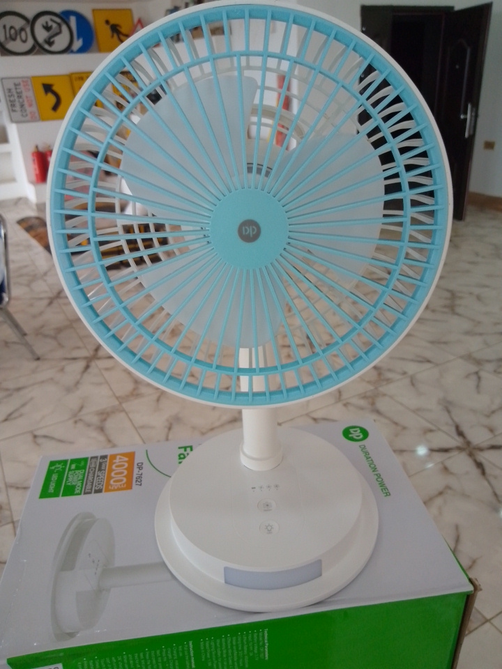 DP Desktop Portable Rechargeable Fan – DP-7627 ‎ By Lumett