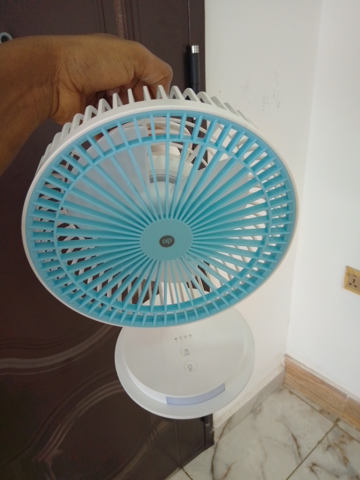 DP Desktop Portable Rechargeable Fan – DP-7627 ‎ By Lumett