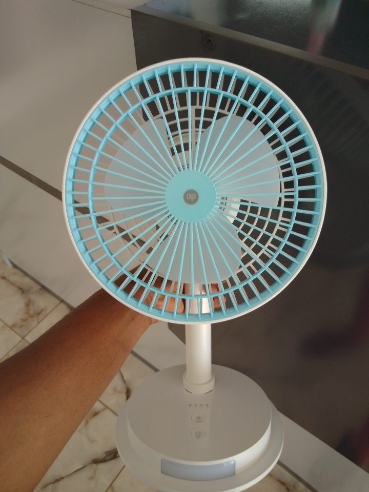 DP Desktop Portable Rechargeable Fan – DP-7627 ‎ ‎ By Lumett