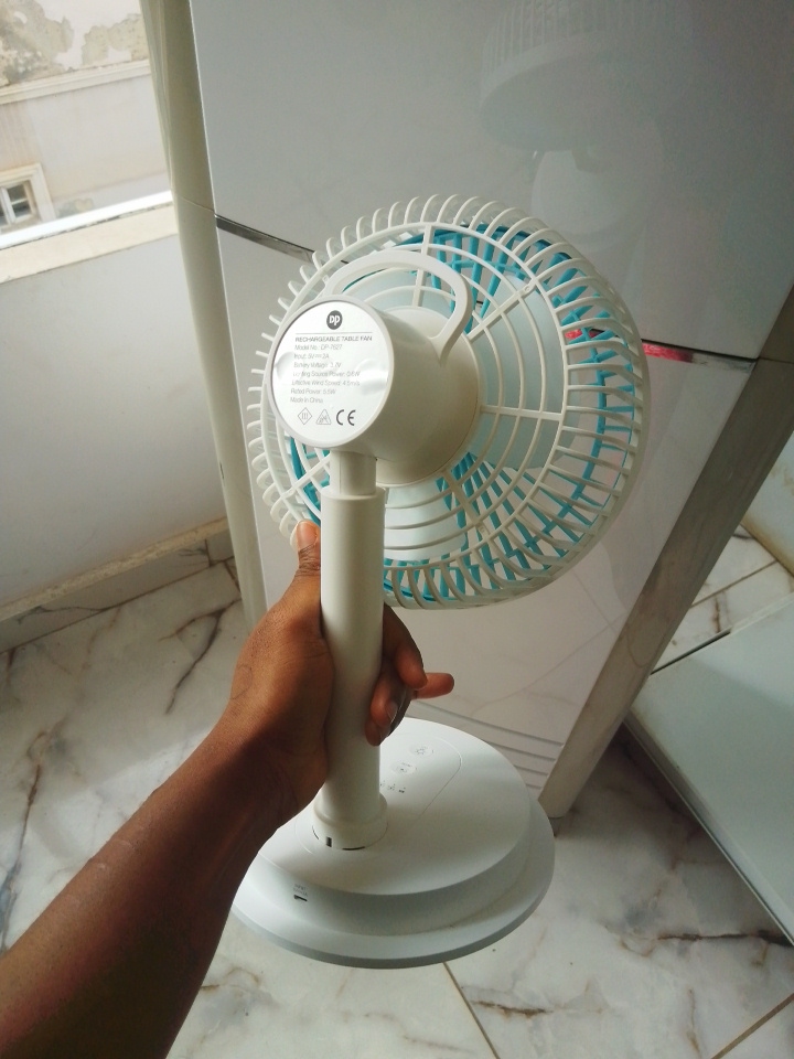 DP Desktop Portable Rechargeable Fan – DP-7627 ‎ By Lumett