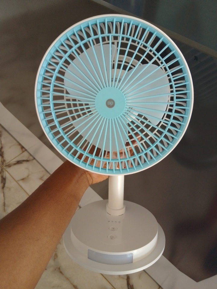 DP Desktop Portable Rechargeable Fan – DP-7627 ‎ By Lumett