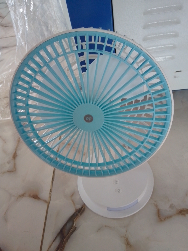 DP Desktop Portable Rechargeable Fan – DP-7627 ‎ ‎ By Lumett