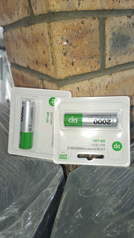 DP Packet 2000 mAh Lithium Rechargeable Battery – DP-Li01 By Lumett