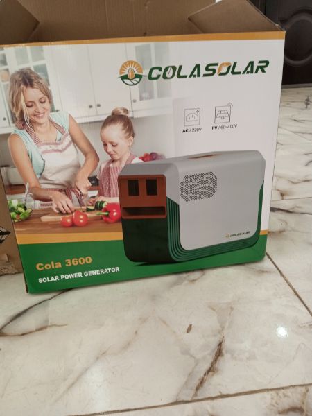 Cola 3600 3.6kWh1200W All-In-One Solar Generator By Lumett