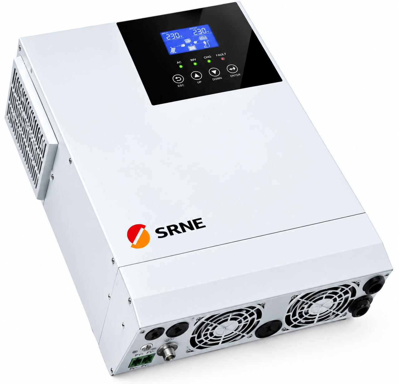 SRNE 1.5kW 12V 108VDC Hybrid Inverter with Built-in 60A MPPT Controller – HF1215S60-108 by Lumett