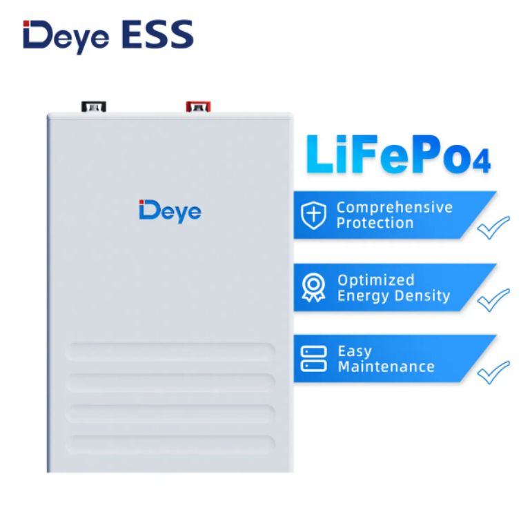 DEYE SE-F5 5.12kWh 51.2V 100Ah LiFePO4 Battery – Affordable Lithium Solar Storage Solutions in Nigeria by Lumett