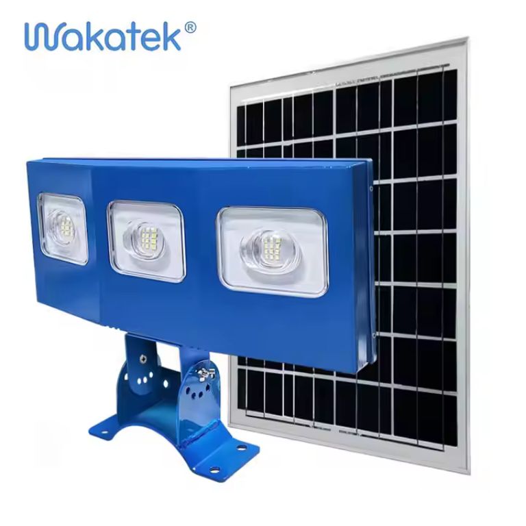 Wakatek 300W All-in-One Solar Flood Light with Solar Panel – Affordable Solar Lighting for Homes and Businesses by Lumett