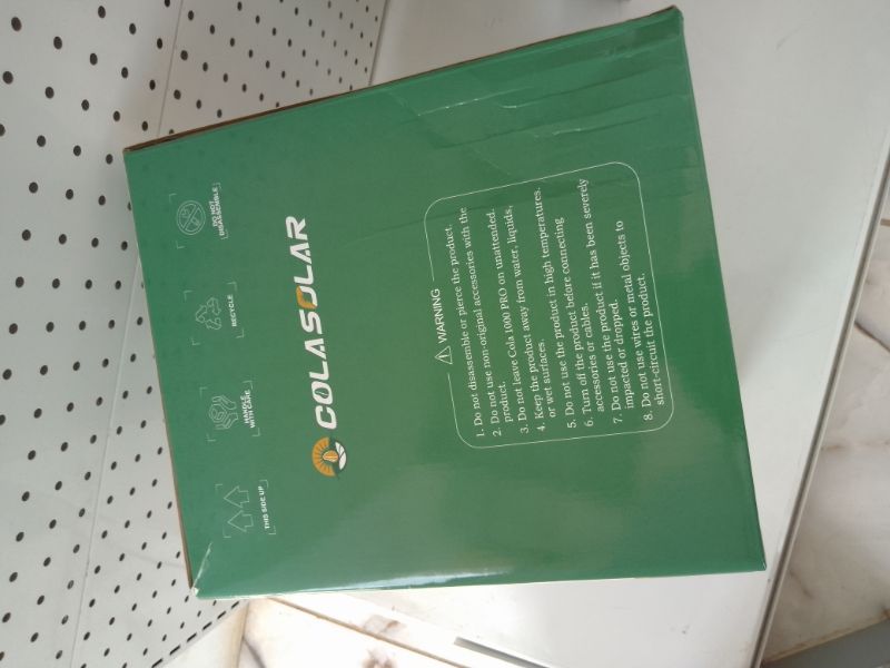 Cola 3600 3.6kWh1200W All-In-One Solar Generator By Lumett