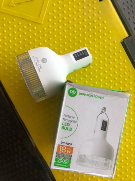 DP 18W Portable Rechargeable LED Bulb – DP-7855 By Lumett