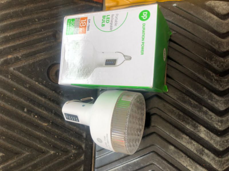 DP 18W Portable Rechargeable LED Bulb – DP-7855 By Lumett