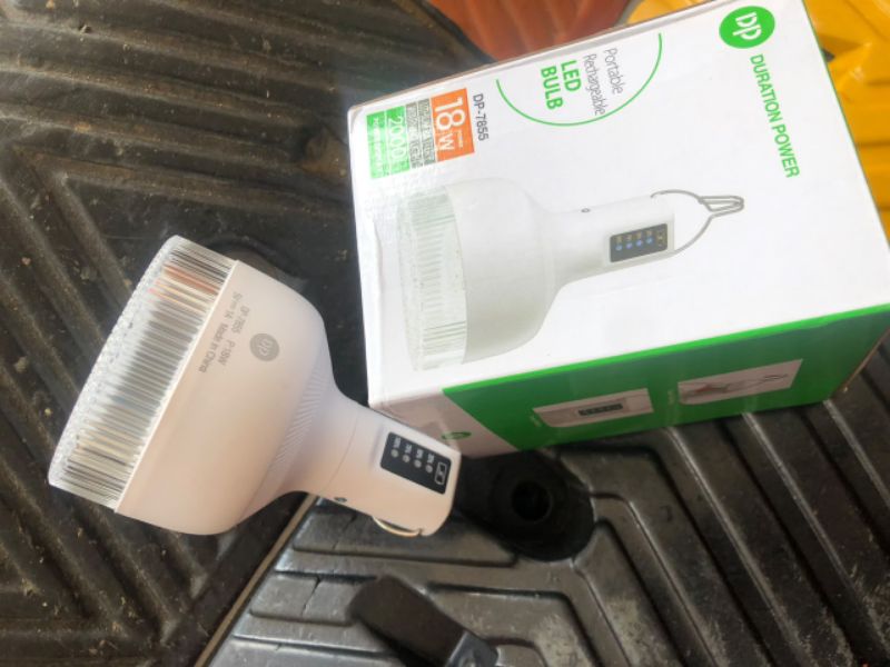 DP 18W Portable Rechargeable LED Bulb – DP-7855 By Lumett