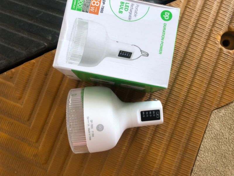 DP 18W Portable Rechargeable LED Bulb – DP-7855 By Lumett