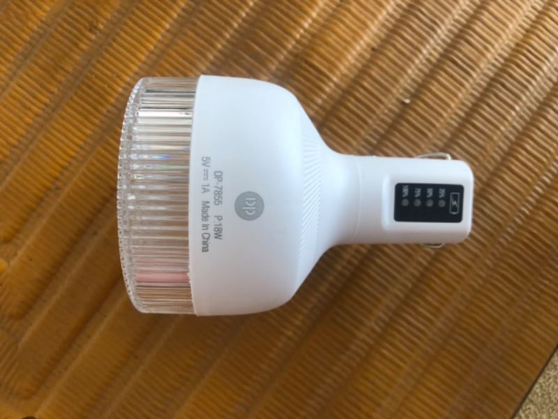 DP 18W Portable Rechargeable LED Bulb – DP-7855 By Lumett