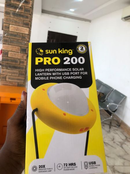 Sun King SK-332 Pro 200 Solar Lantern By Lumett
