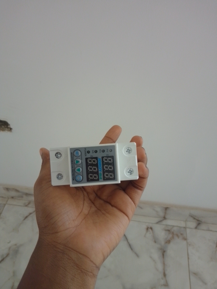 Jordy-Ele 63A Adjustable Digital Voltage Protector By Lumett