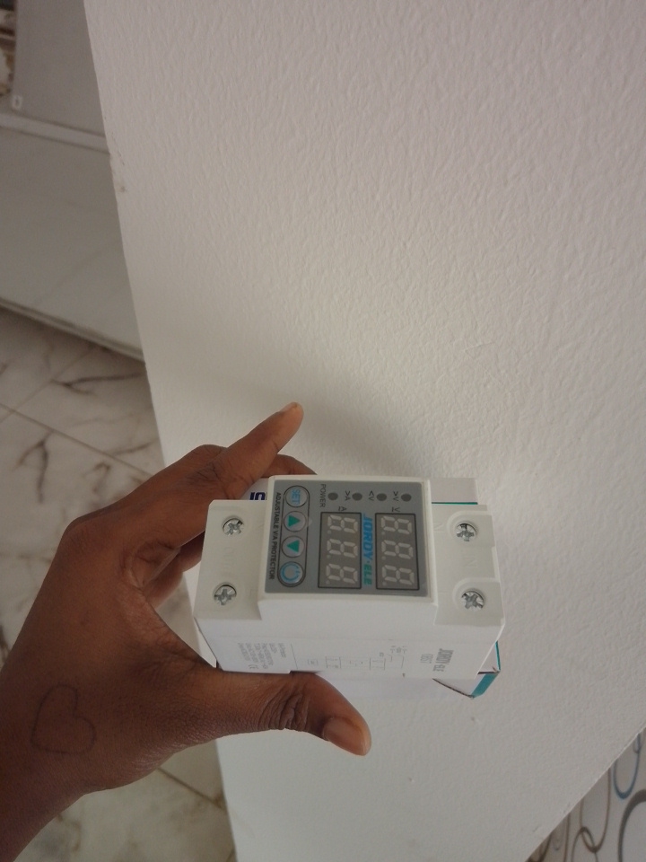 Jordy-Ele 63A Adjustable Digital Voltage Protector By Lumett